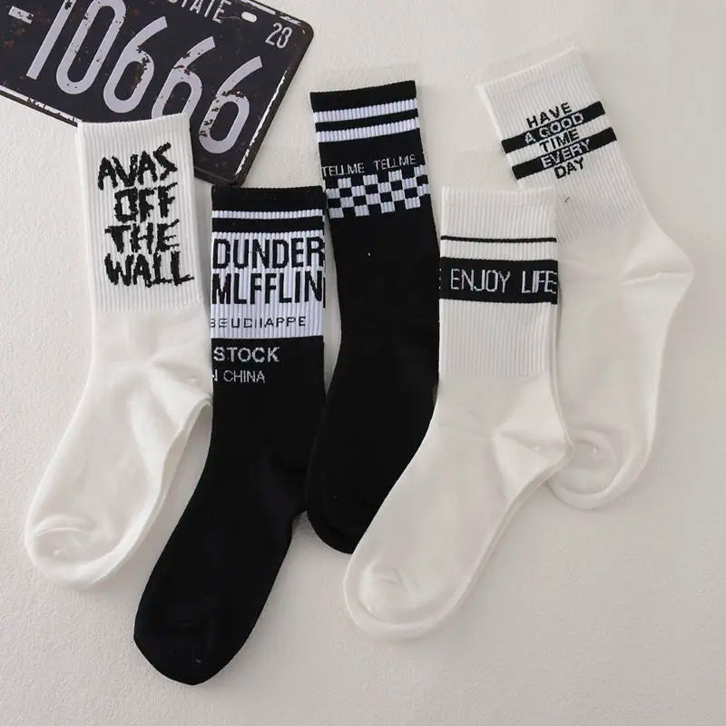 Trendy Unisex Cartoon Cotton Crew Socks | Comfort Meets Style