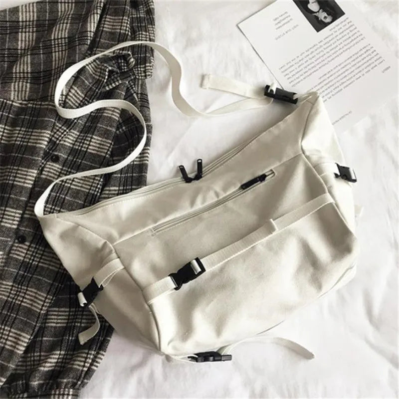 Stylish Canvas Crossbody Bag for Women | Versatile Messenger Purse