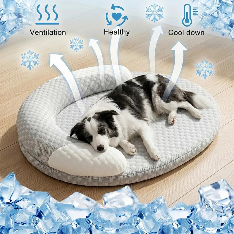 Breathable Summer Pet Sleeping Pad | Cool Comfortable Dog Bed