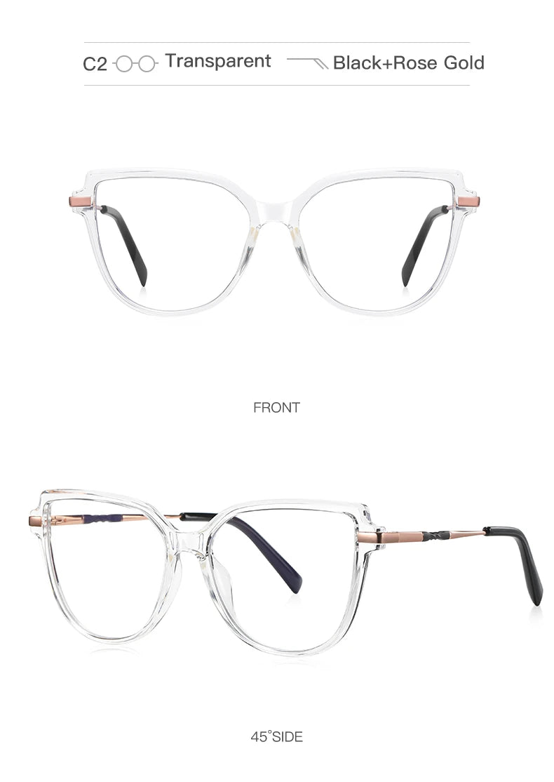 Trendy Anti-Blue Light Prescription Glasses for Women