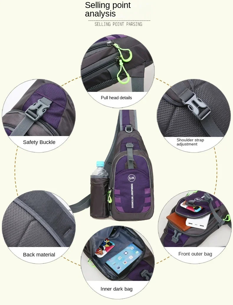 Stylish Sports Waist Pack | Versatile Bag for Running & Hiking