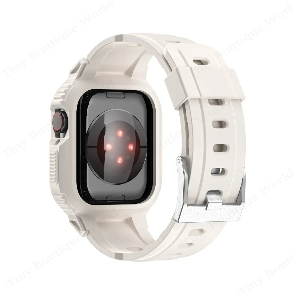 Silicone Strap for All Apple Watch Models | Protective & Stylish