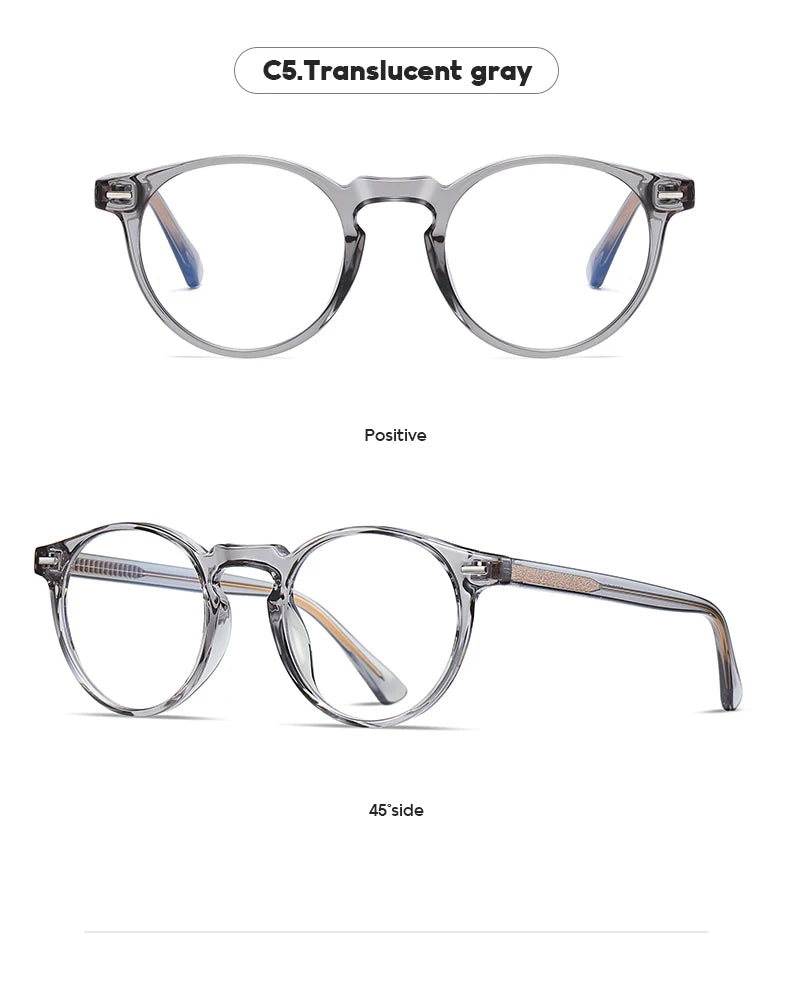 Stylish Women's Geometric Prescription Glasses | Blue Light Blocking