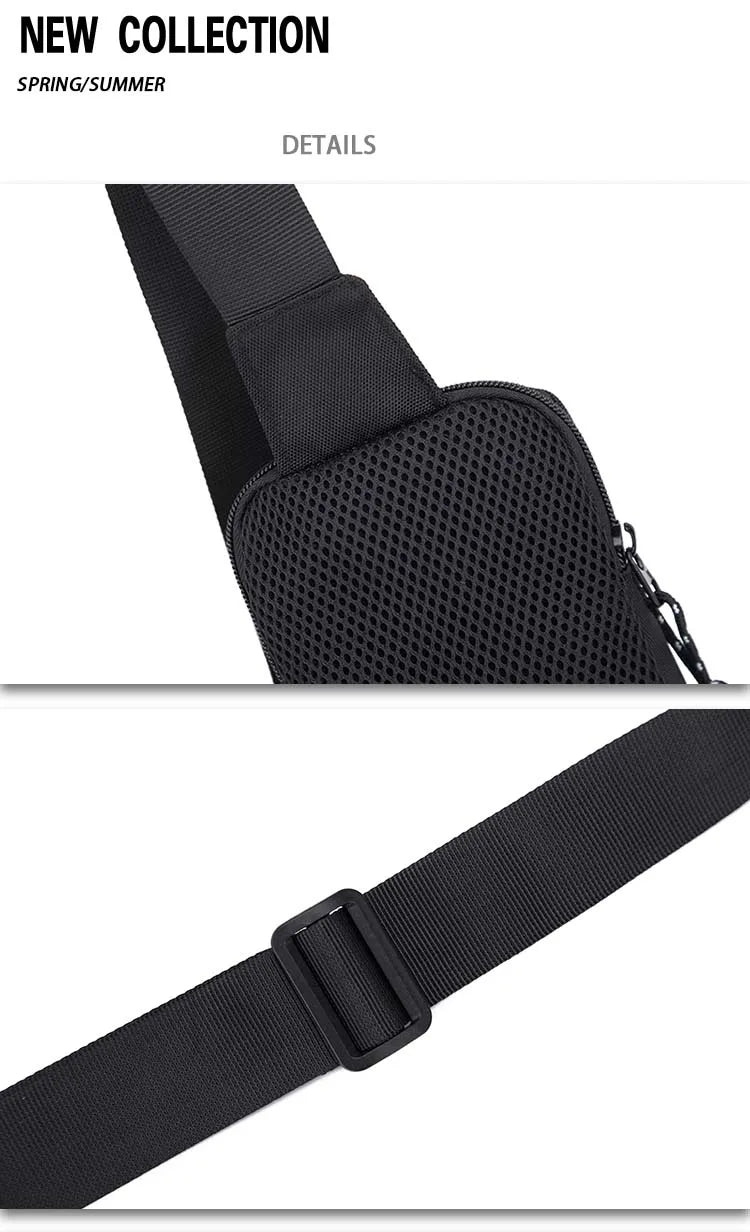 Trendy Men's Crossbody Bag | Stylish Diagonal Shoulder Backpack