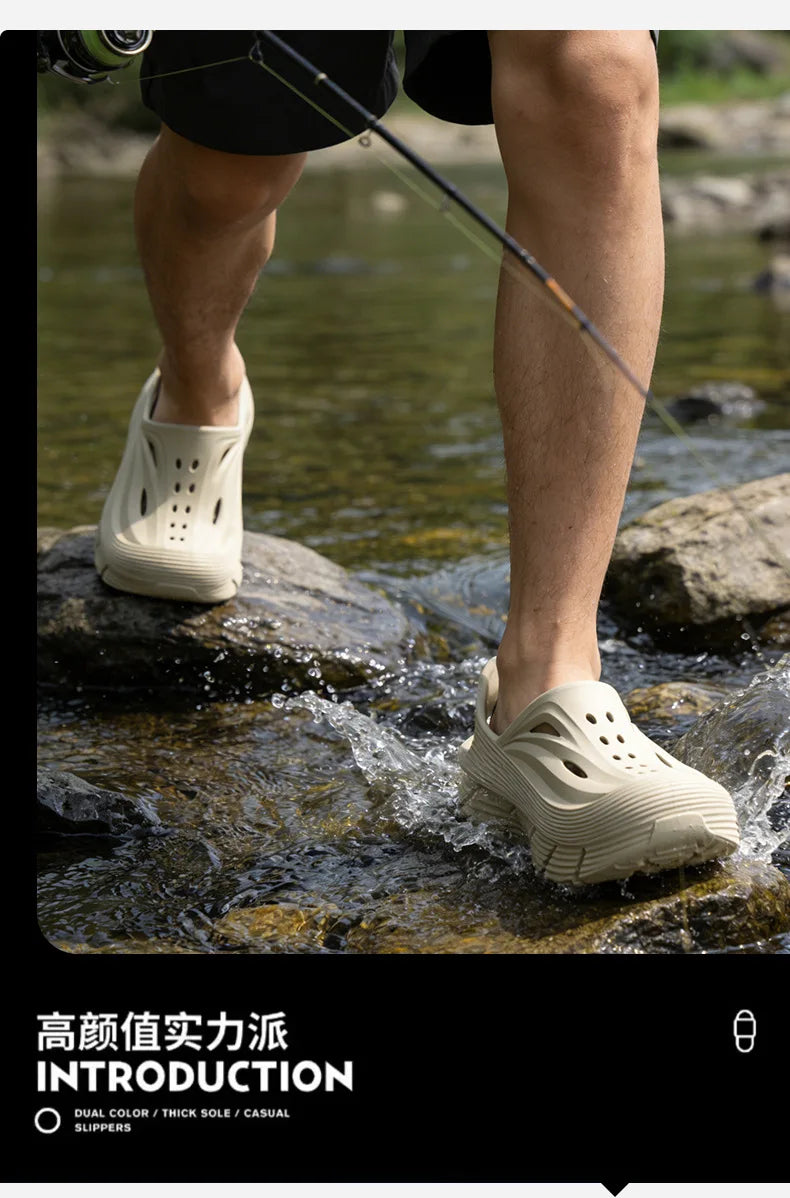 Men's Non-Slip EVA Summer Slippers | Cool Outdoor Wear