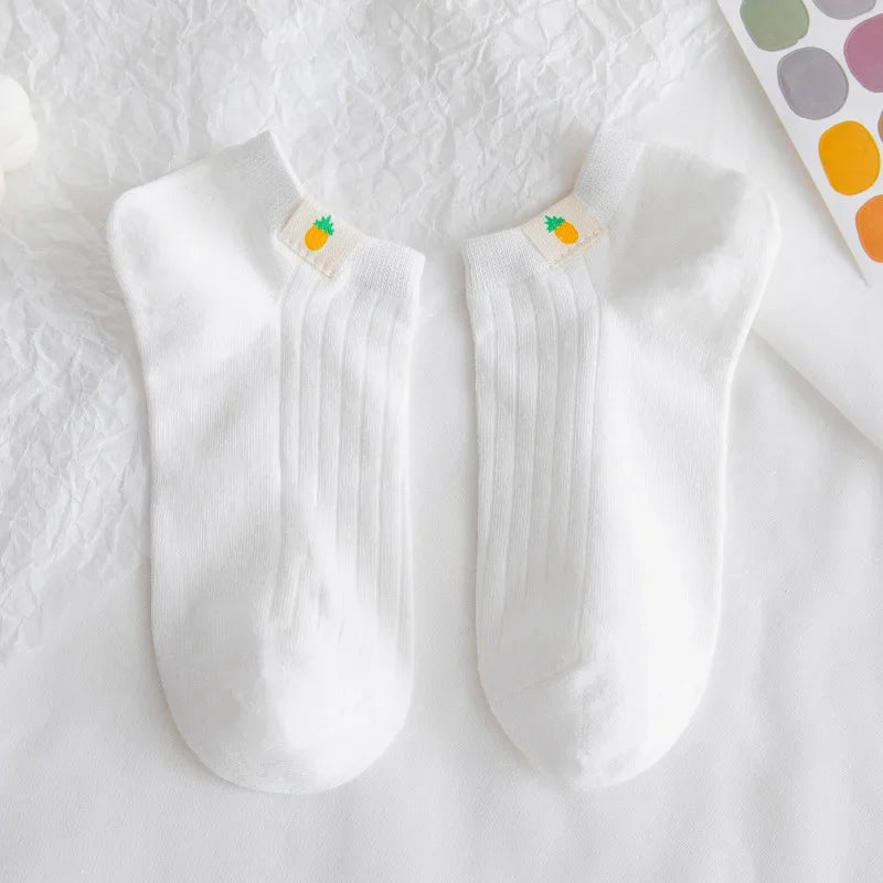 Cute Cartoon Low Cut Ankle Socks for Women | Cozy Summer Footwear