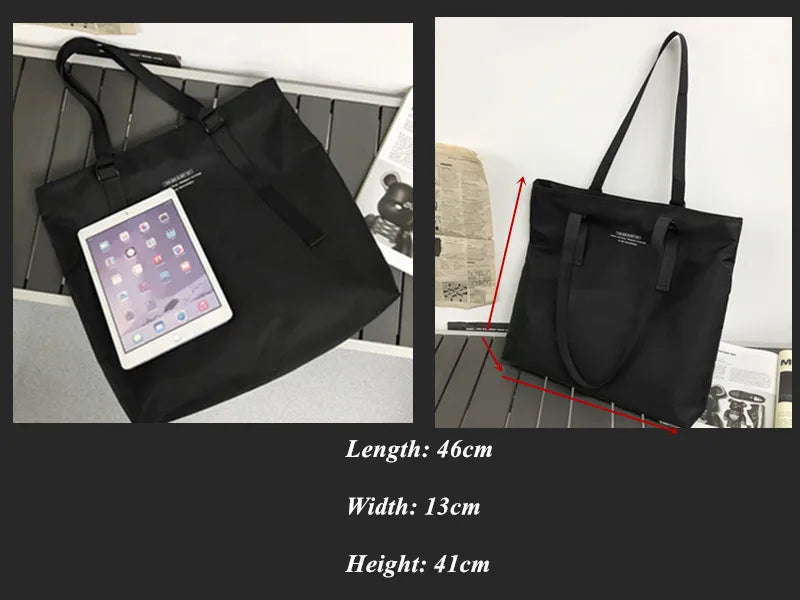 Unisex Large Capacity Waterproof Shoulder Bag | Multi-Function Tote