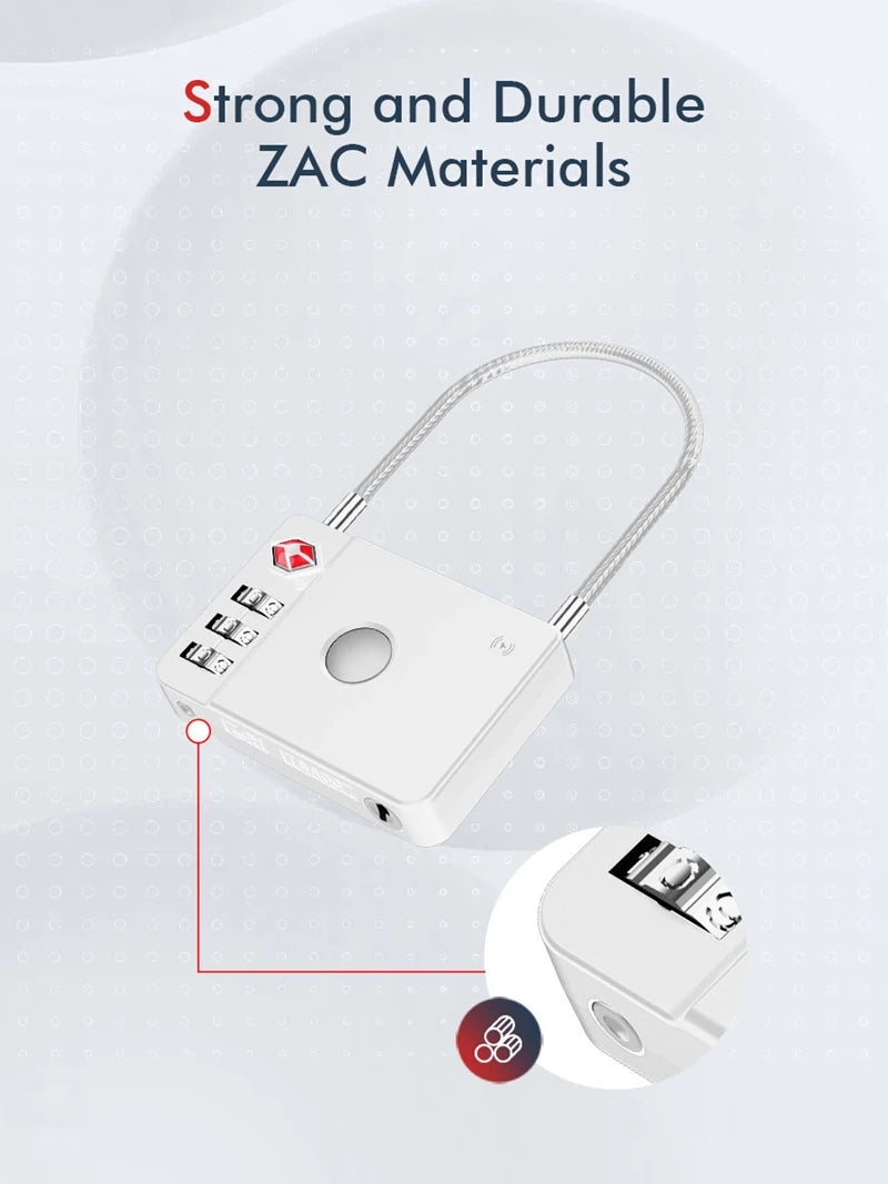Intelligent Luggage Lock with GPS Tracker | Smart Anti-Lost Padlock