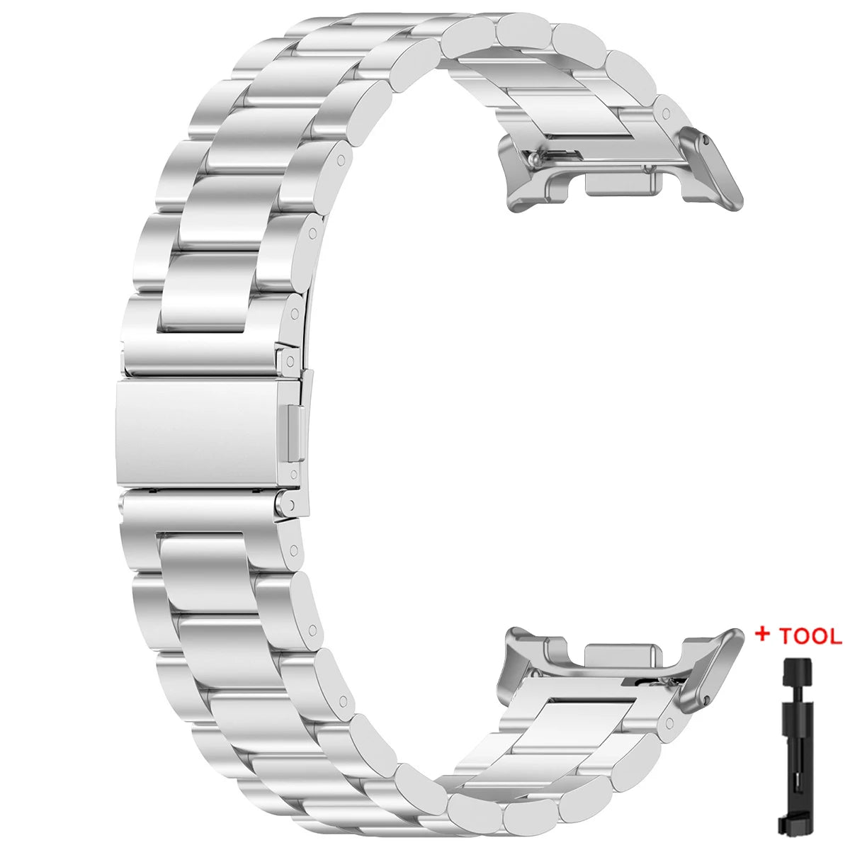 Premium Stainless Steel Watch Strap for Versatile Styles