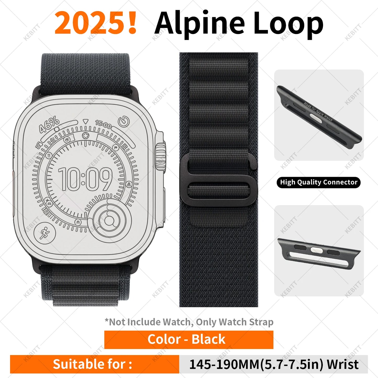 High-Quality Nylon Strap Alpine Loop for Smartwatch | Comfort & Style