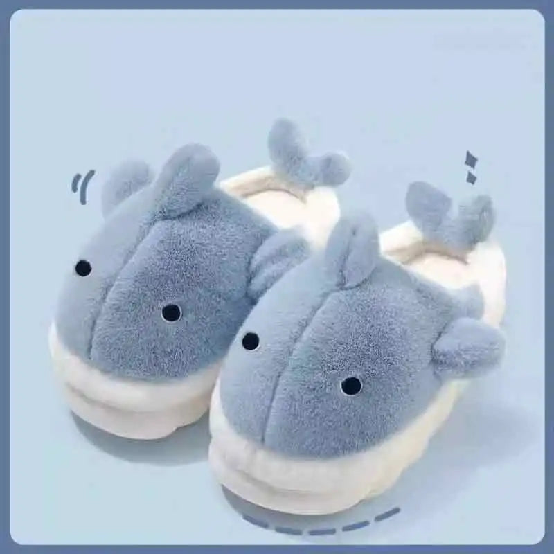 Winter Waterproof Corduroy Cotton Slippers | Cozy Indoor Footwear