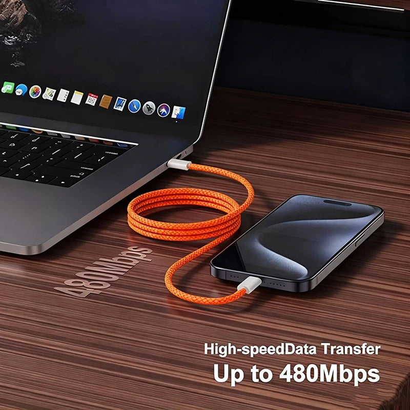 Fast Charging USB-C to iPhone Cable | 60W Type-C Cord Options