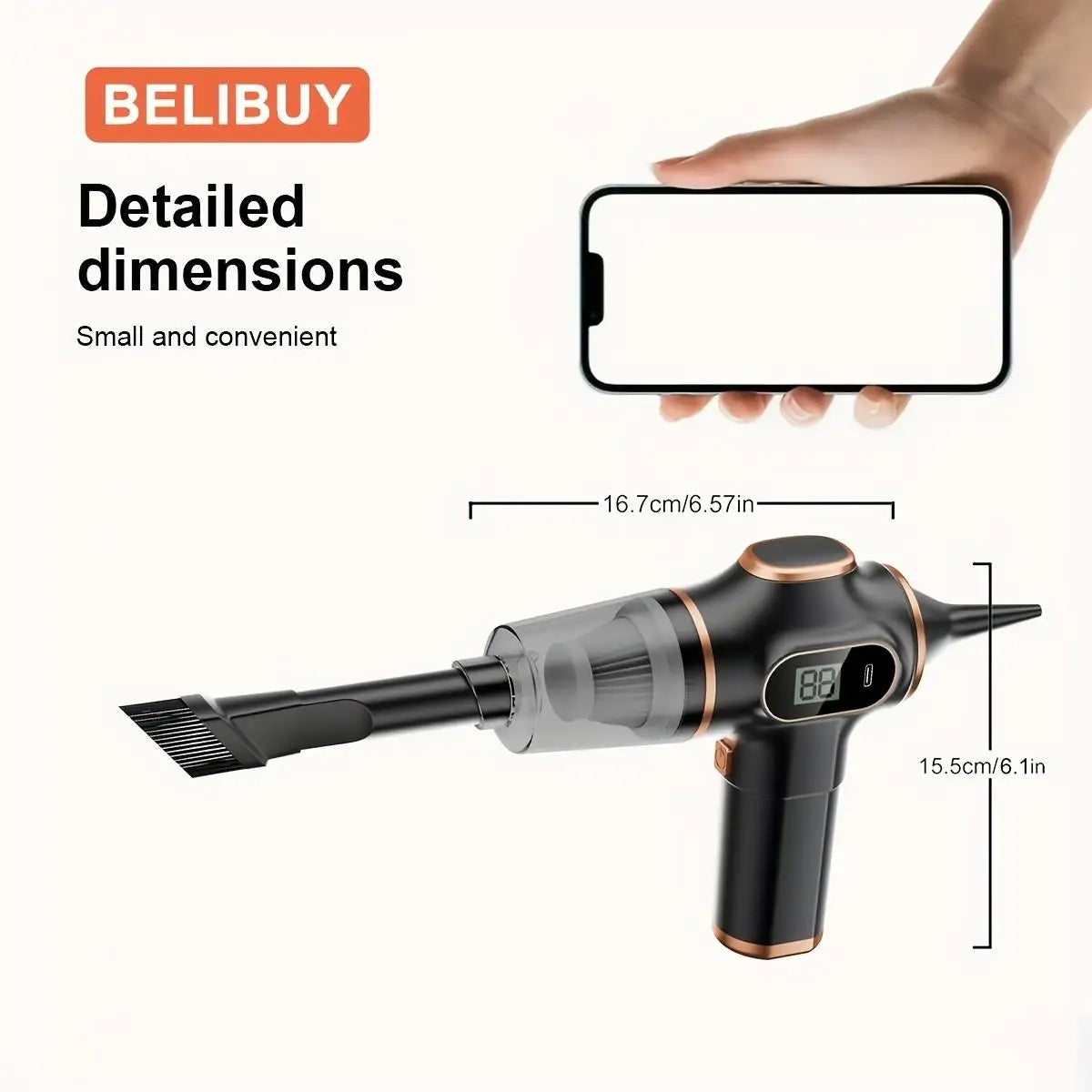 9000Pa 5-in-1 Wireless Vacuum Cleaner | Portable & Powerful Cleaning