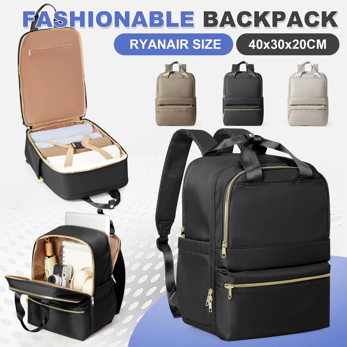 Fashionable Travel Backpack | Stylish Women's Schoolbag