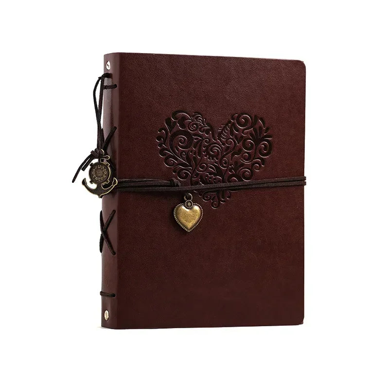 Creative Vintage Leather Photo Album | Handmade Scrapbook & Guestbook