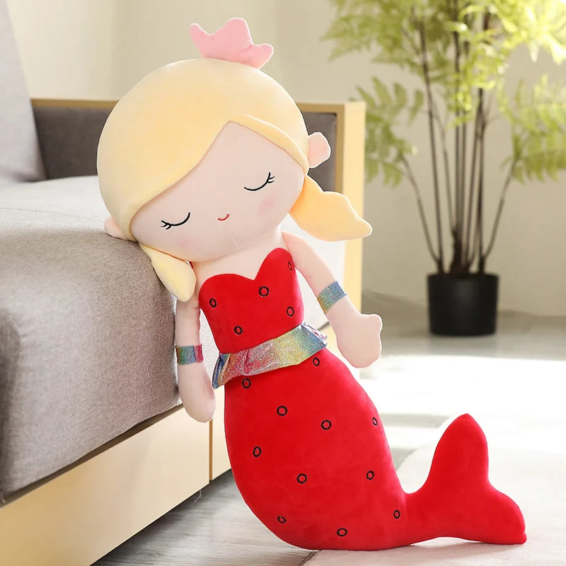 Mermaid Plush Toys | Soft Cozy Throw Pillow for Kids