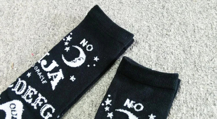 Women's Soft Knee-High Socks | Stylish Harajuku Goth & Punk Fashion
