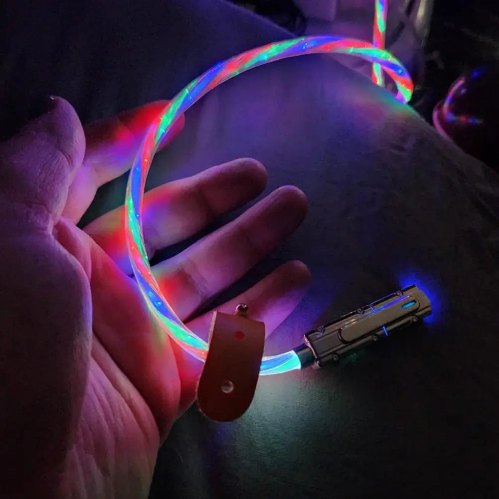 Multicolor Fast Charging LED USB Cable | 4 in 1 Type C Cable