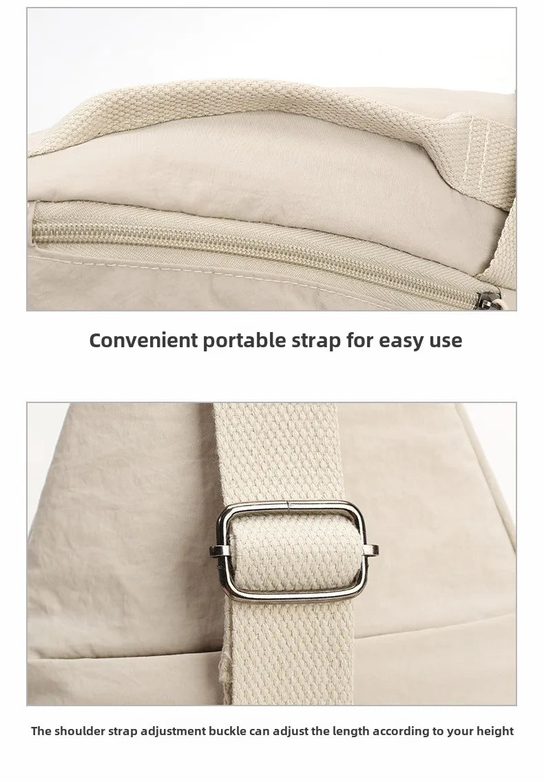 Versatile Nylon Zipper Waist Pack | Stylish Chest Bag for All