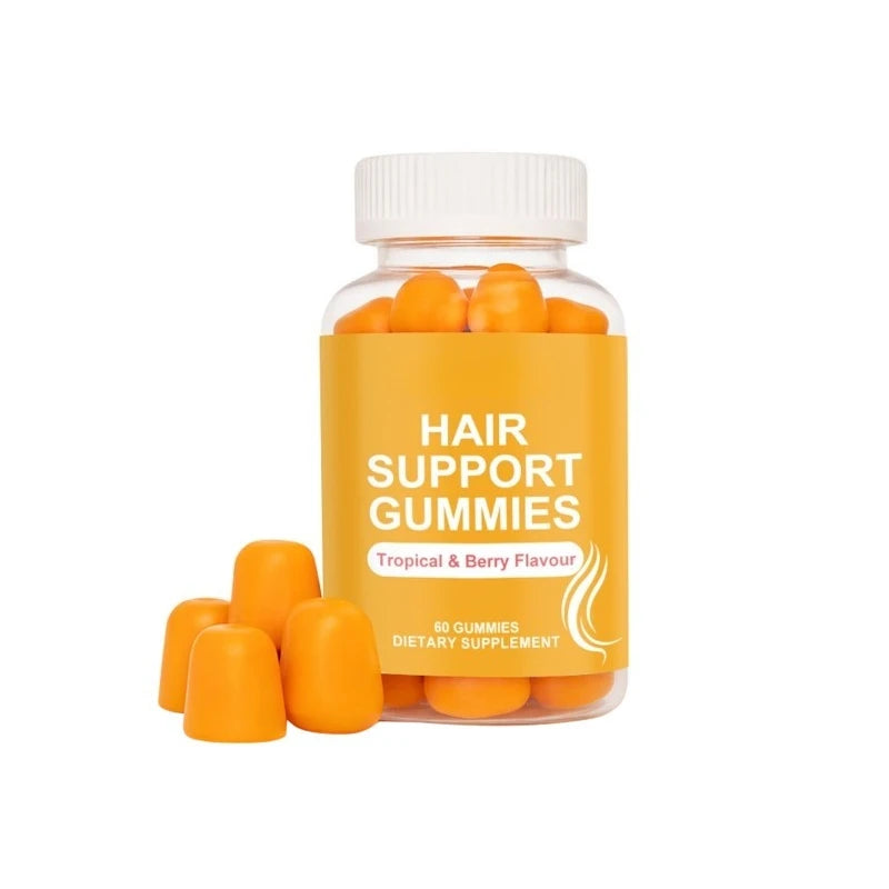 Hair Support Gummies with Biotin, Zinc, and Collagen for Health