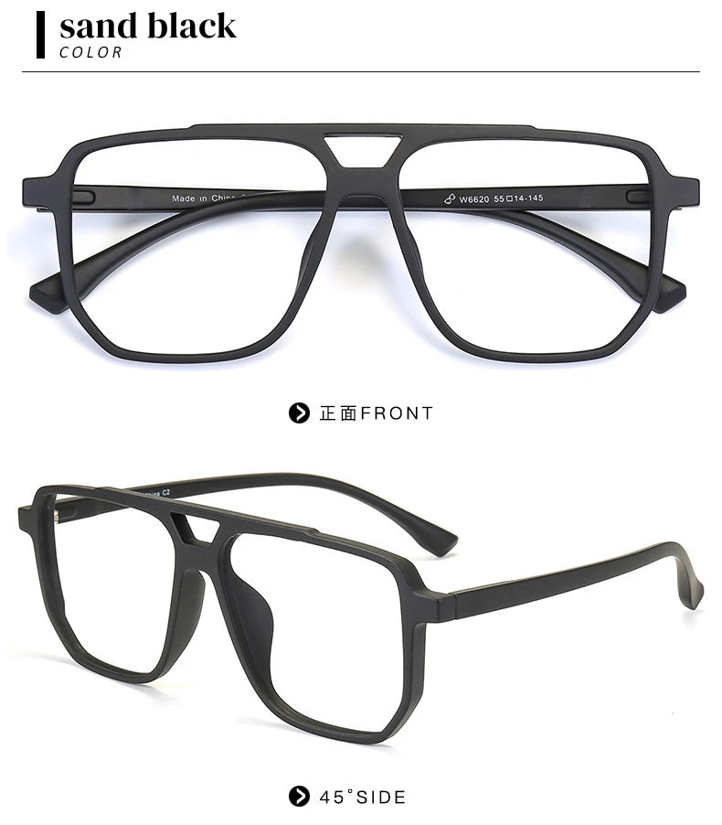 Myopia Eyeglasses with Anti Blue Light & Photochromic Lenses