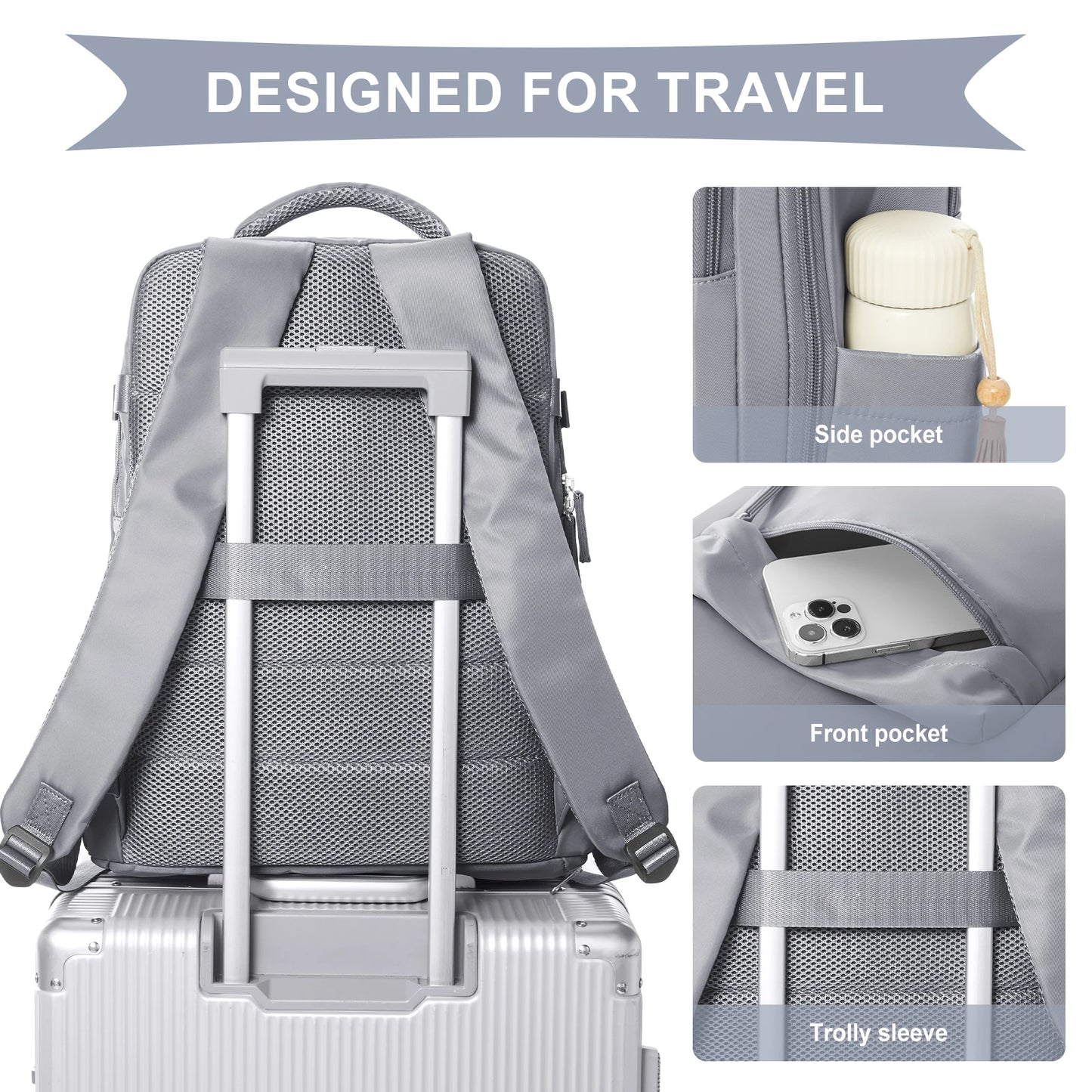Large Capacity Cabin Backpack for Travel | Versatile & Stylish