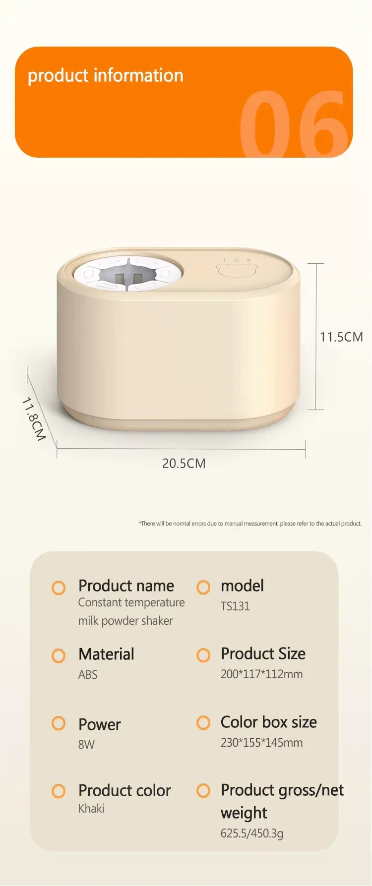 USB Smart Electric Milk Powder Mixer | Effortless Formula Maker