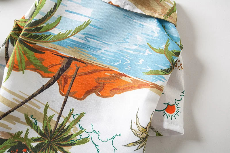 Summer Lightweight Pet Clothes | Stylish Dog & Cat Hawaiian Shirt