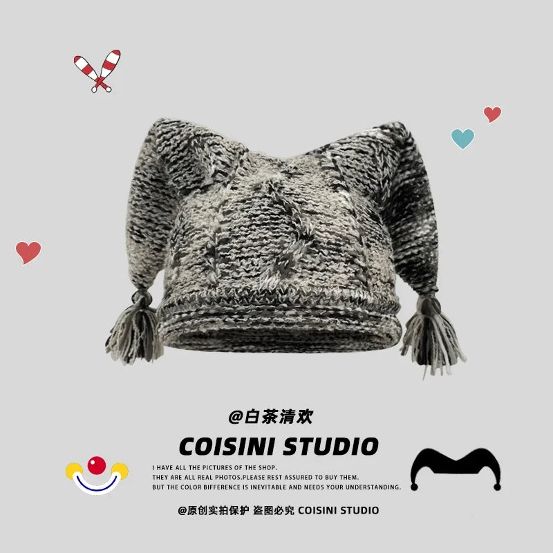 Funny Personalized Clown Beanies for Stylish Women & Men