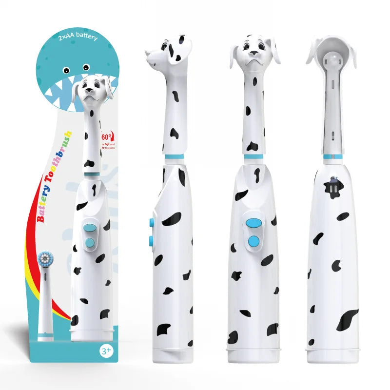 Children's Electric Toothbrush with Fun Cartoon Design