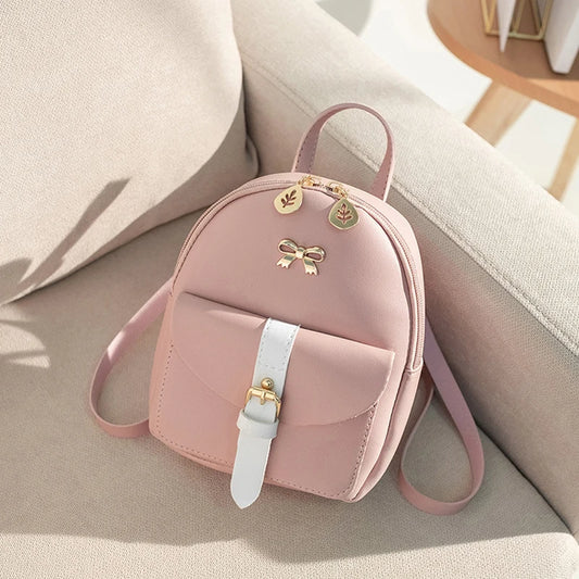Mochila Mini Kawaii para Mujer | Bonita Bolsa de Piel Sintética para Niñas