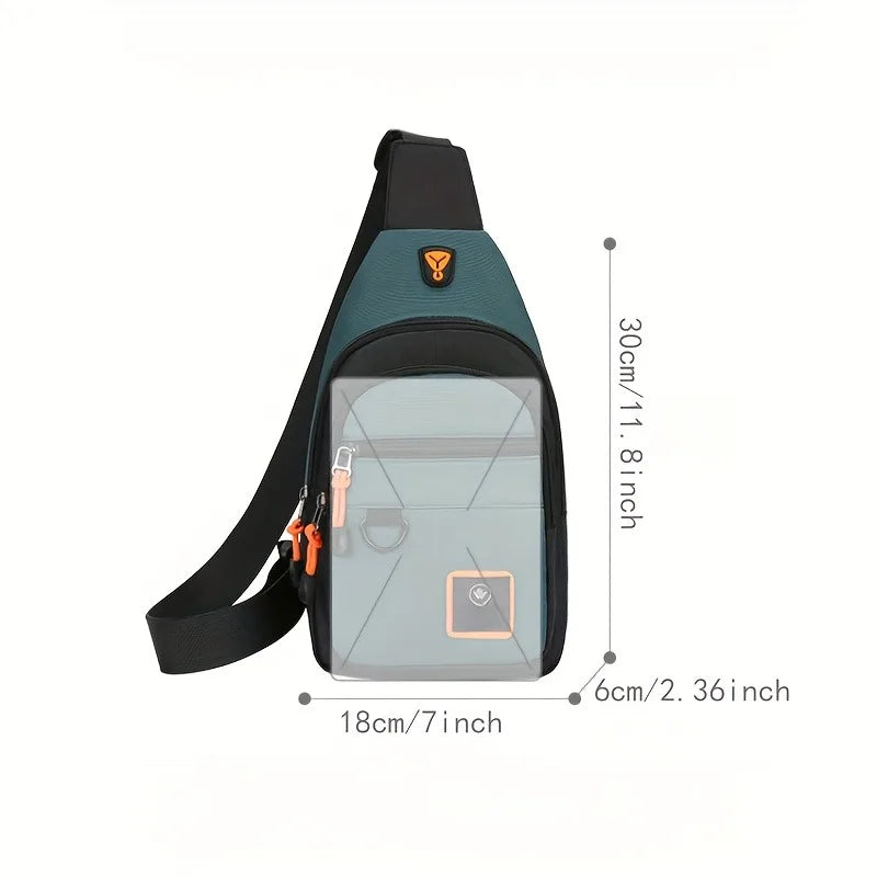 Men's Waterproof Outdoor Hiking & Travel Shoulder Bag