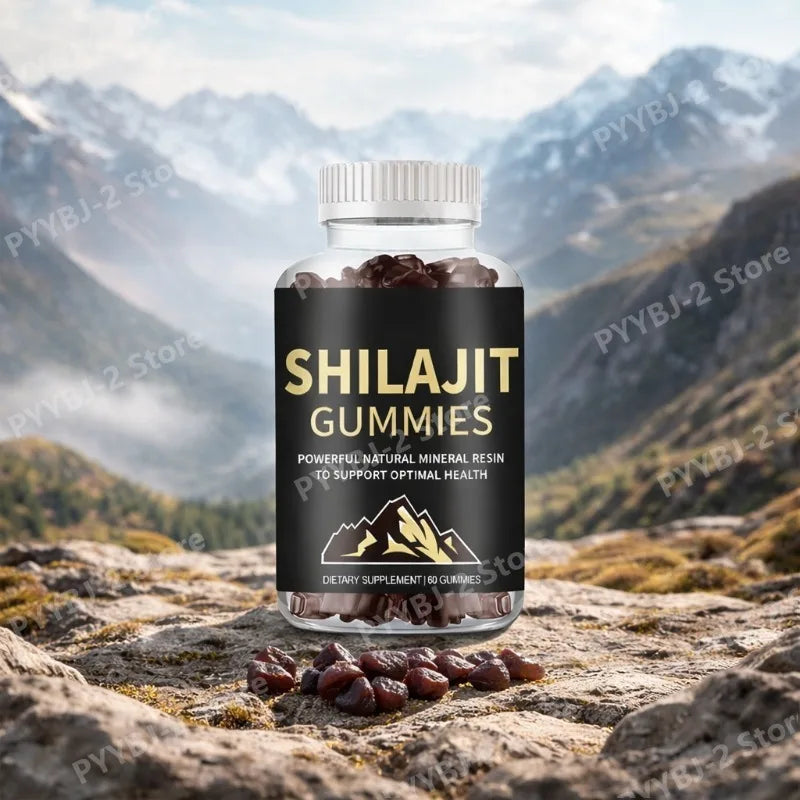Himalayan Shilajit Gummies with Vitamins for Daily Energy Boost