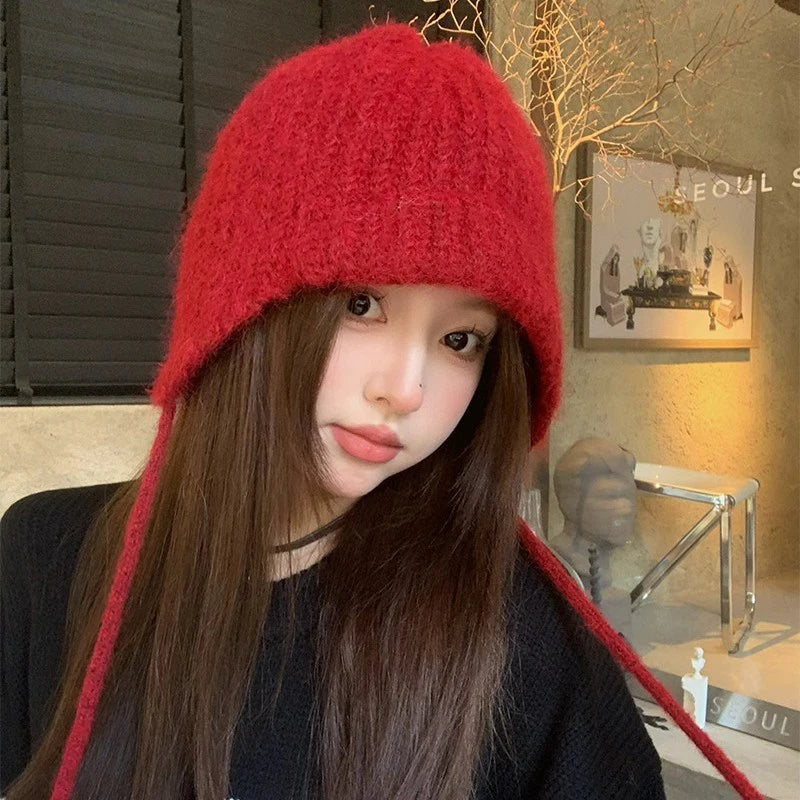 Winter Knitted Earmuff Hat | Casual Fashion Protection & Warmth