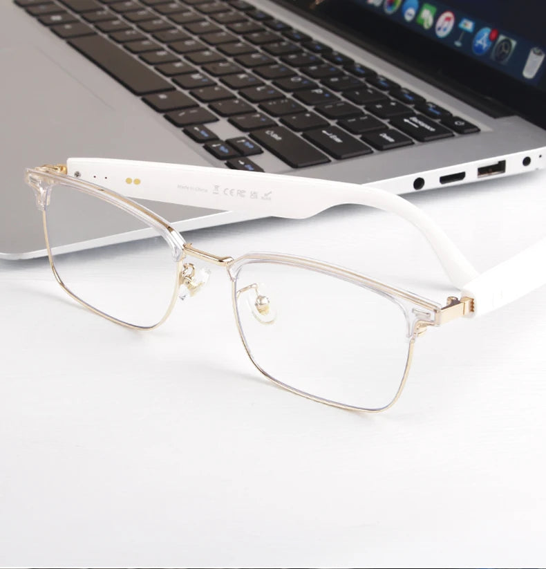 Smart Glasses with Color-Changing Lenses & Bluetooth Audio