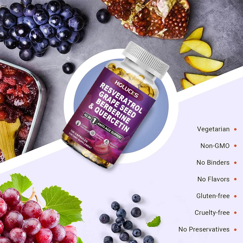 Resveratrol Supplement for NAD+ Boost, Anti-Aging & Wellness