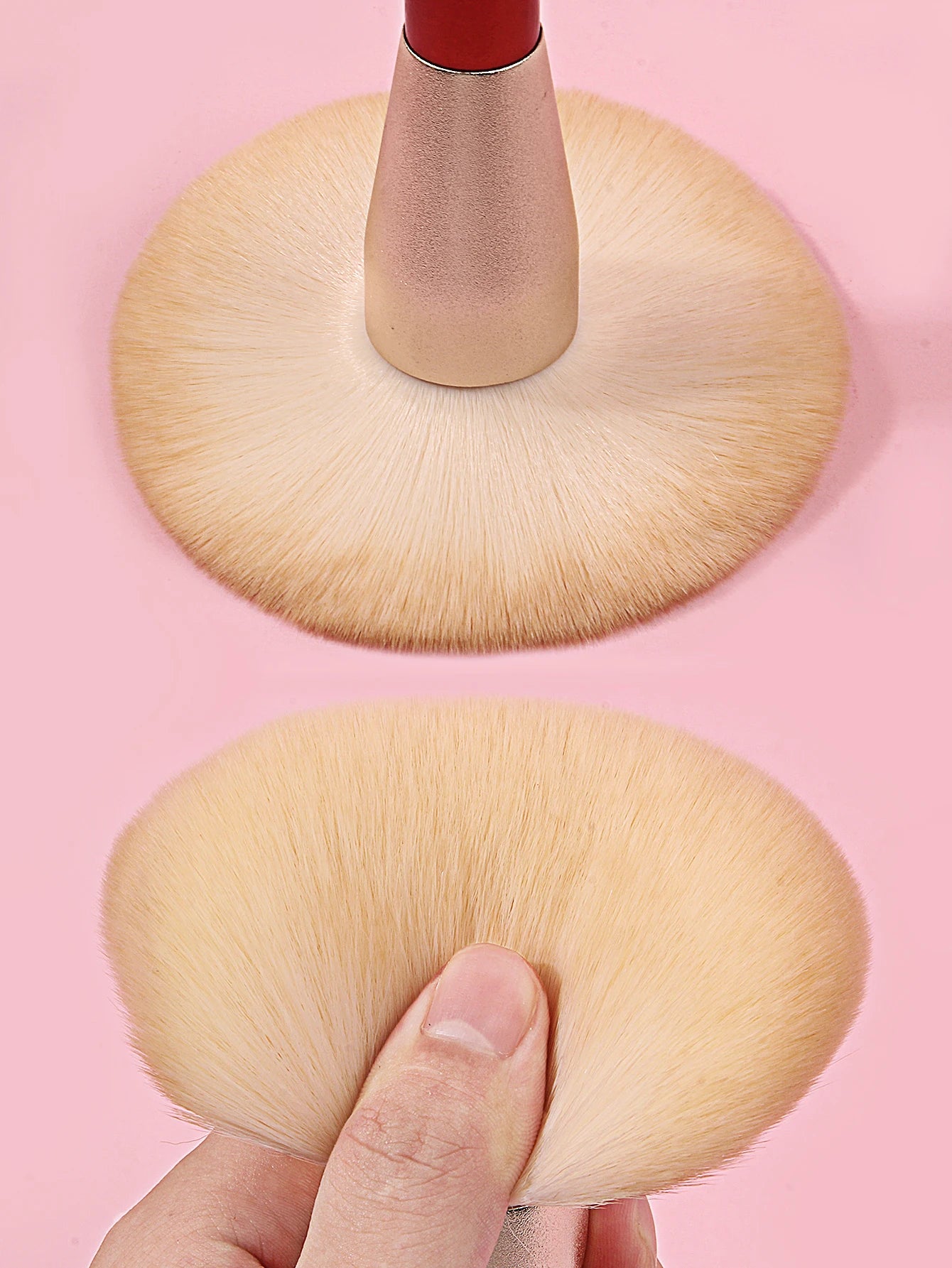 Super Large Powder Blusher Brush | Ultra-Soft Fluffy Makeup Setting Brush 2026