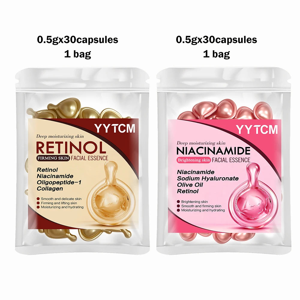 Niacinamide Facial Essence Capsules for Radiant Skin