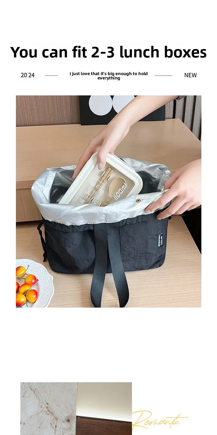 Portable Insulated Lunch Box Bag | Waterproof & Stylish Bento Bag