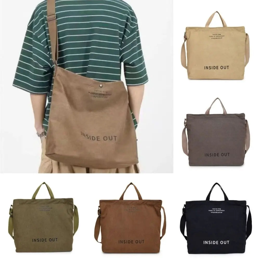 Large Canvas Shoulder Tote Bag | Stylish & Functional Handbag