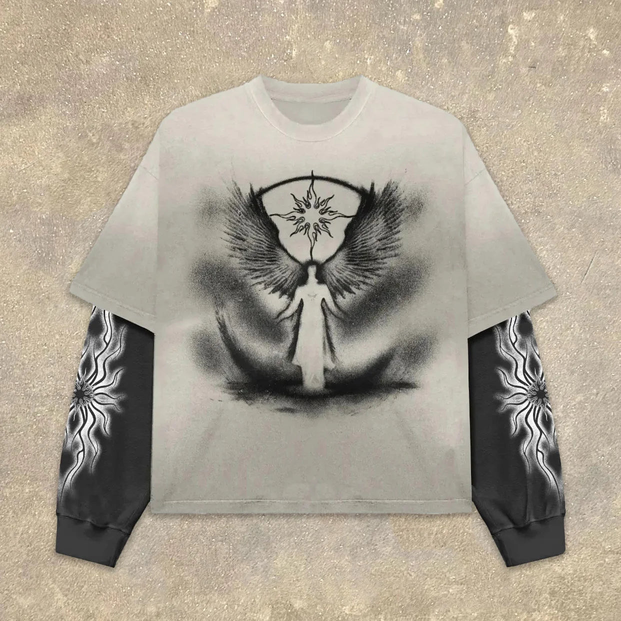 Men's Vintage Gothic Pullover Sweatshirt | Stylish & Cozy