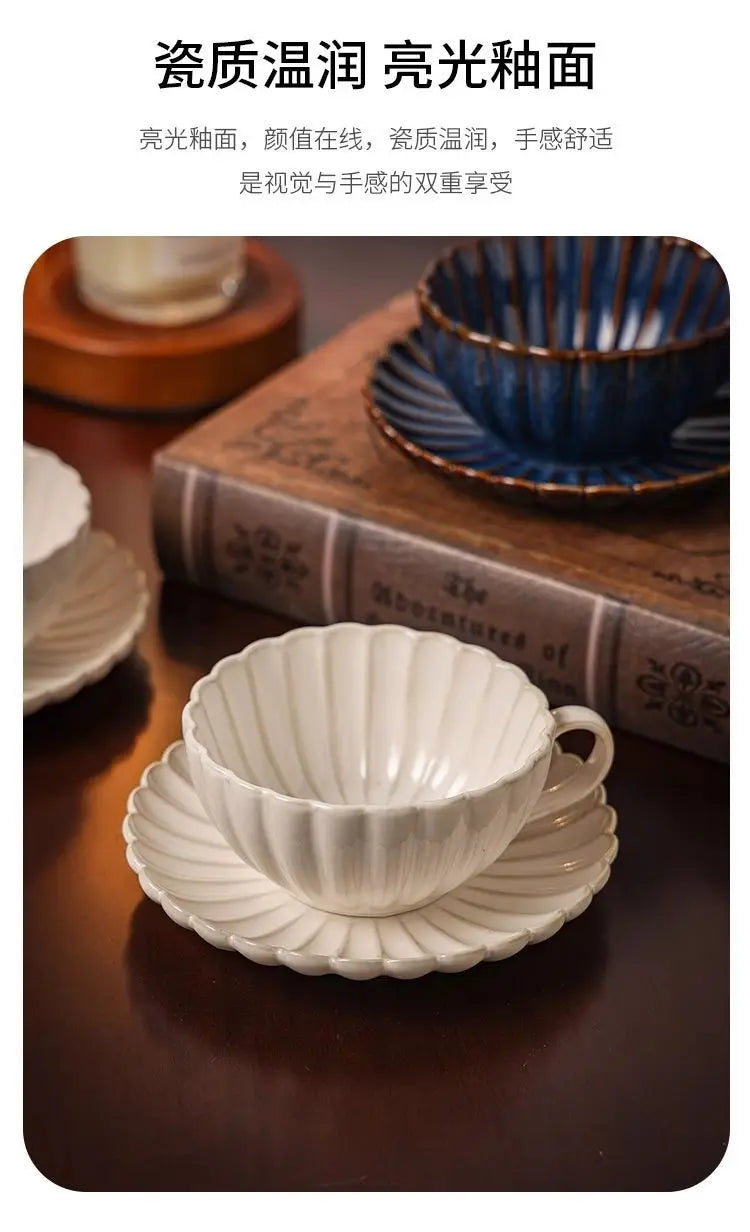 Elegant Japanese Retro Teapots & Ceramic Mugs Set for Tea Lovers