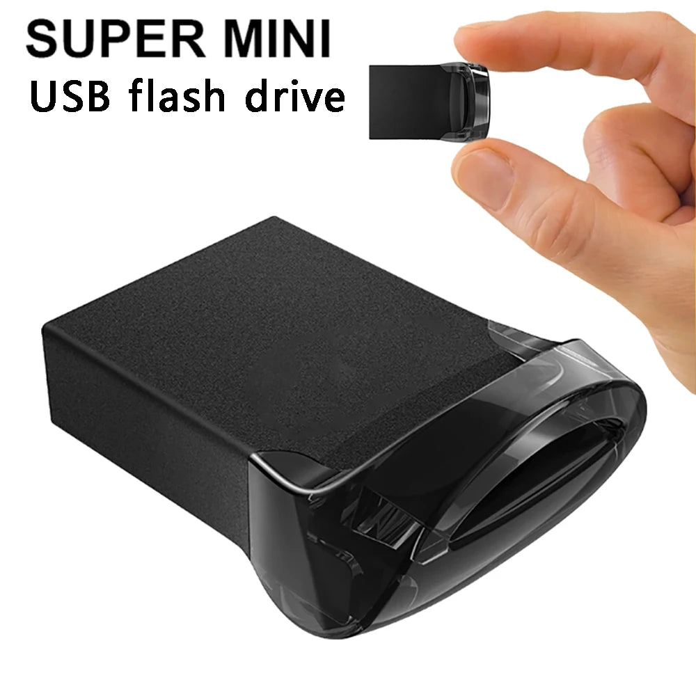 Mini USB Flash Drive 128GB | Ultra Compact Pen Drive & Gift