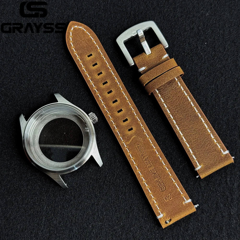 Retro Pilot Little Prince Watch Case | Stainless Steel, Sapphire Glass