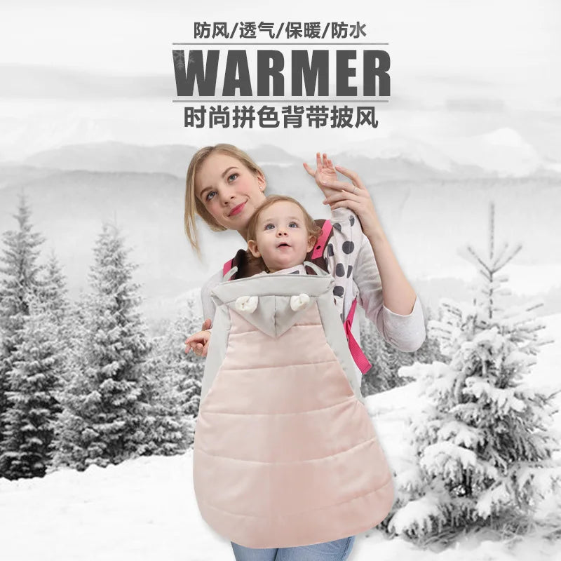 Baby Carrier Wrap Cocoon Newborn Waist Seat Warm Baby Blanket Shoulder Shawl Outdoor Spring Autumn Winter Windproof Coat Blanket