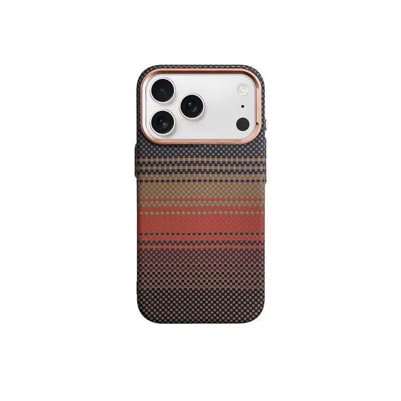 Magnetic Carbon Fiber Phone Case for iPhone 17 16 15 Pro Max
