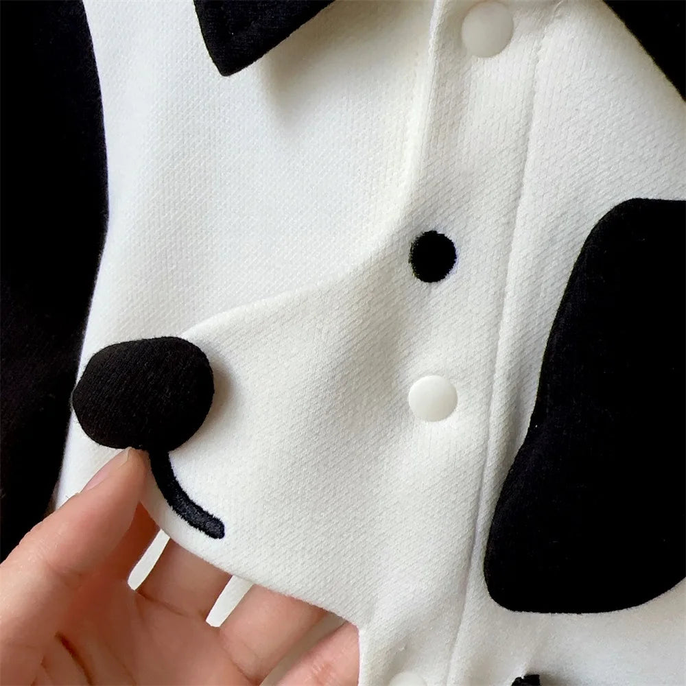 Cute Cartoon Baby Boys Romper | Long Sleeve Infant Jumpsuit