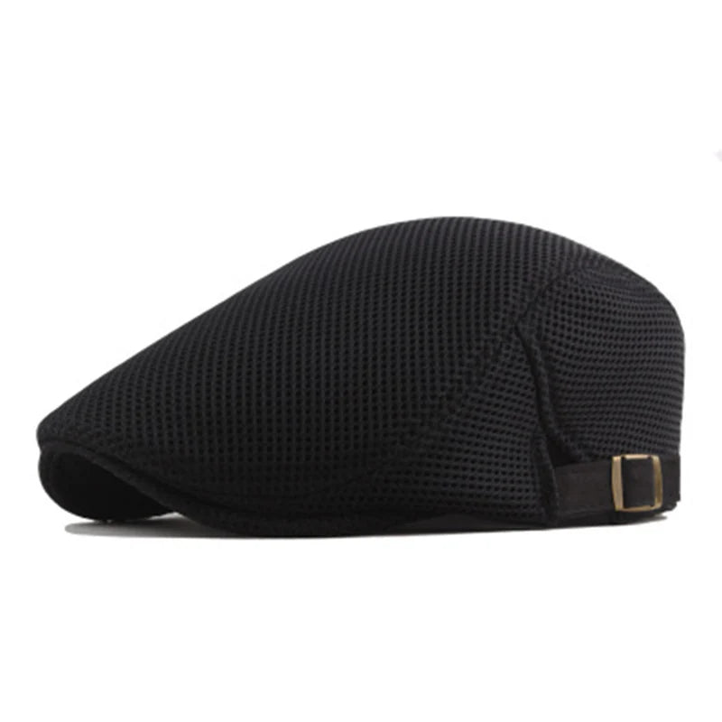Men's Adjustable Mesh Newsboy Caps | Trendy Spring & Summer Style