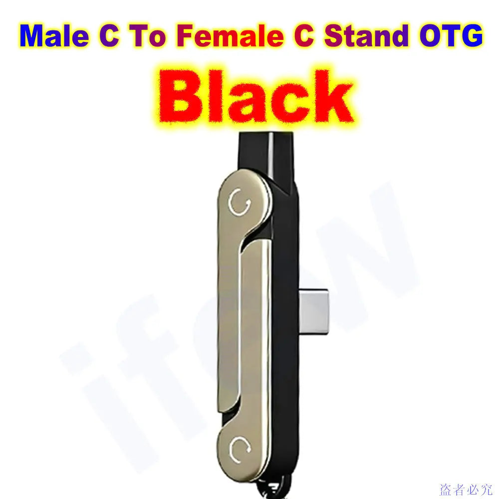 USB Type C Flat Charger Cable with Kickstand | 240W Charging