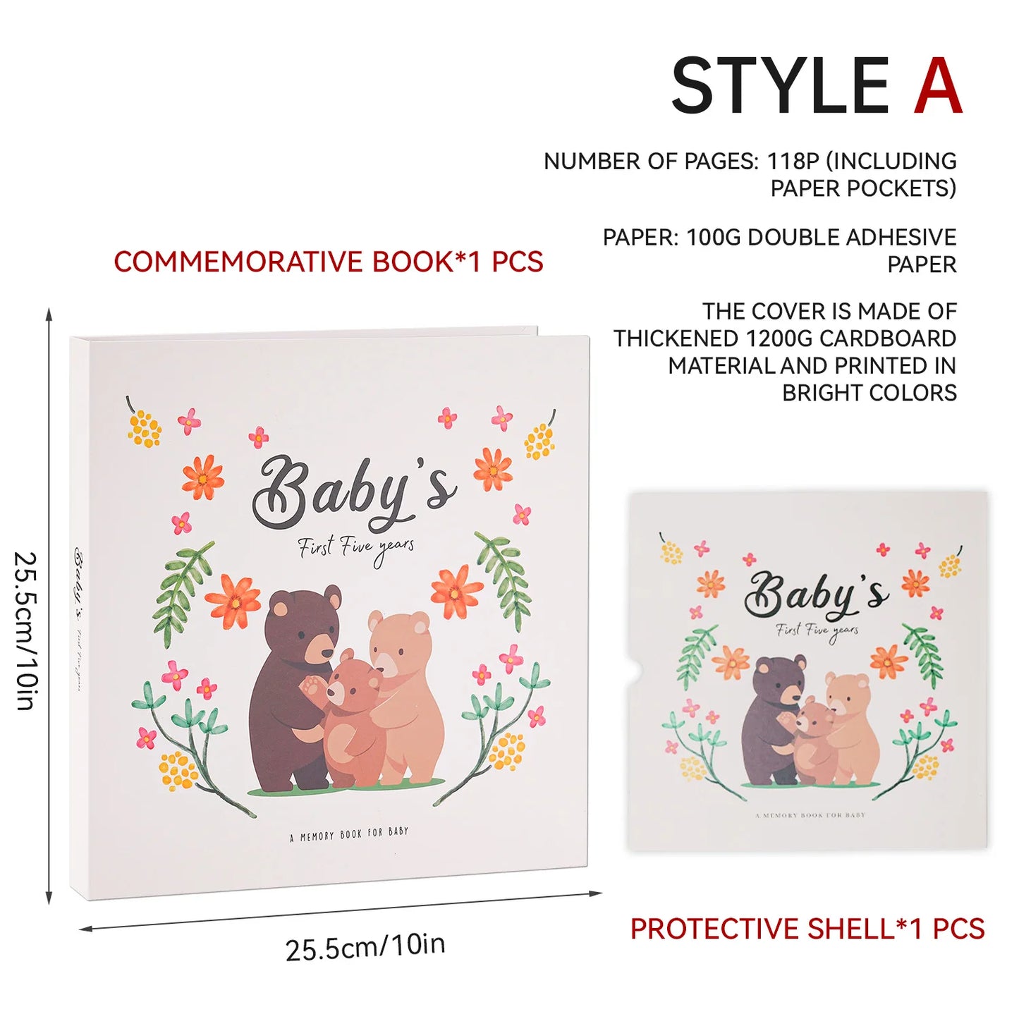 Baby Pregnancy Memory Book | DIY Family Growth Scrapbook Album